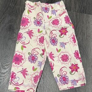 Barbie Pink Floral Kids Casual Bottoms